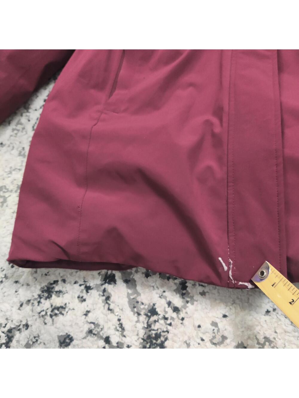Woods Women’s Burgundy Winter Parka — Size Large - Picture 8 of 9